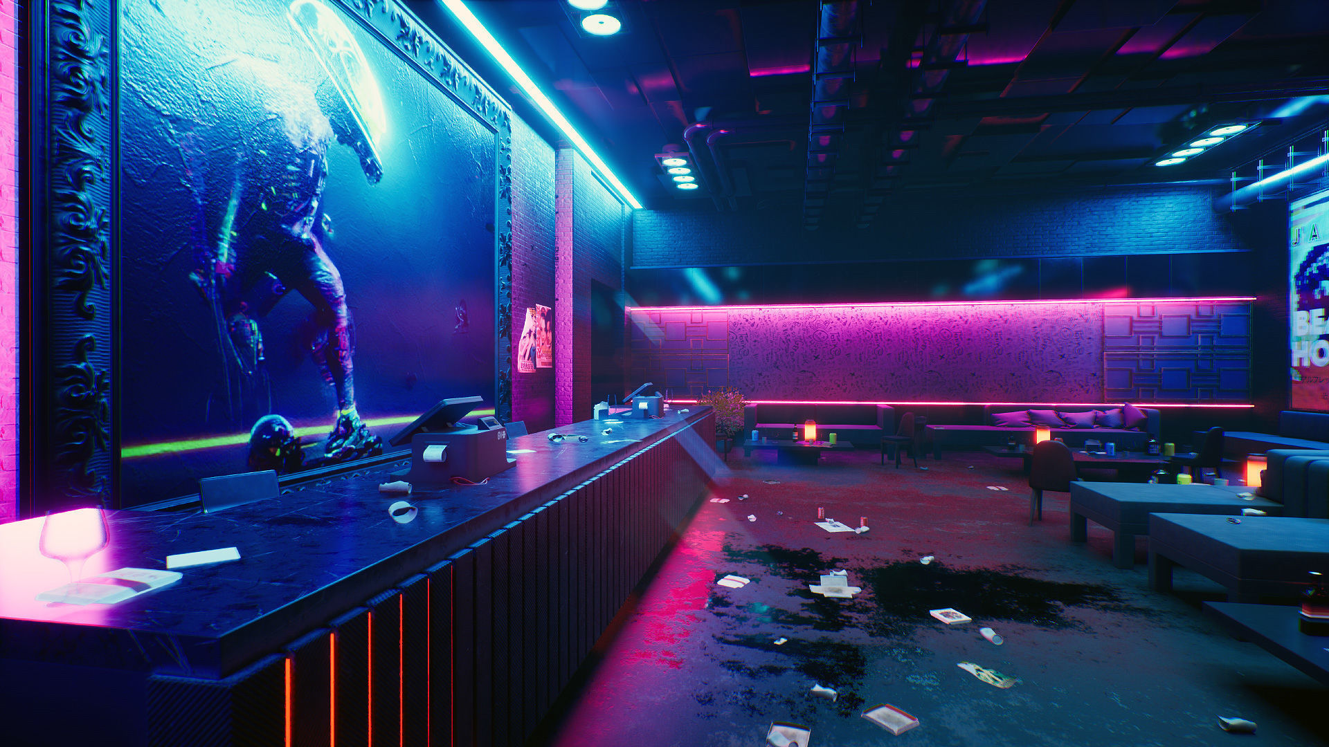 Tokyo Night Club Low-poly 3D model_18