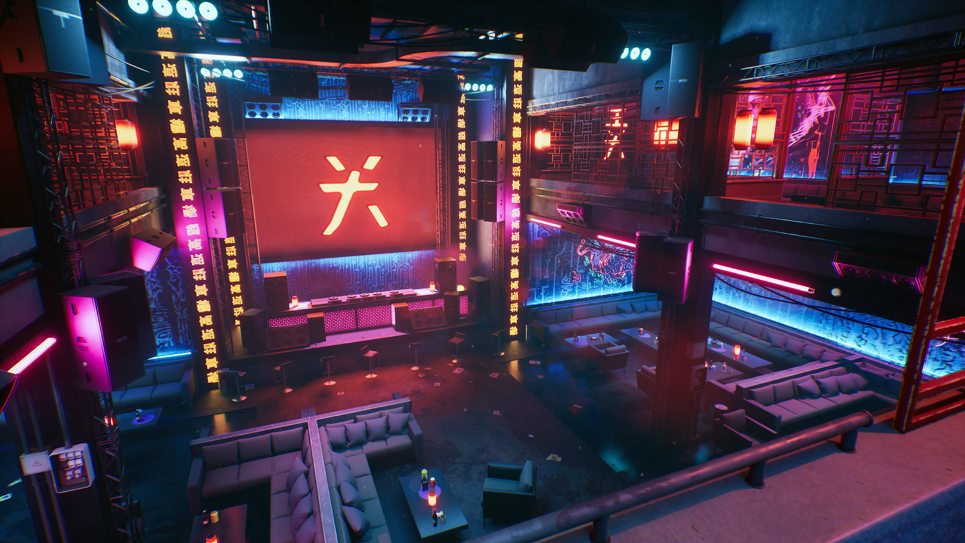 Tokyo Night Club Low-poly 3D model_15