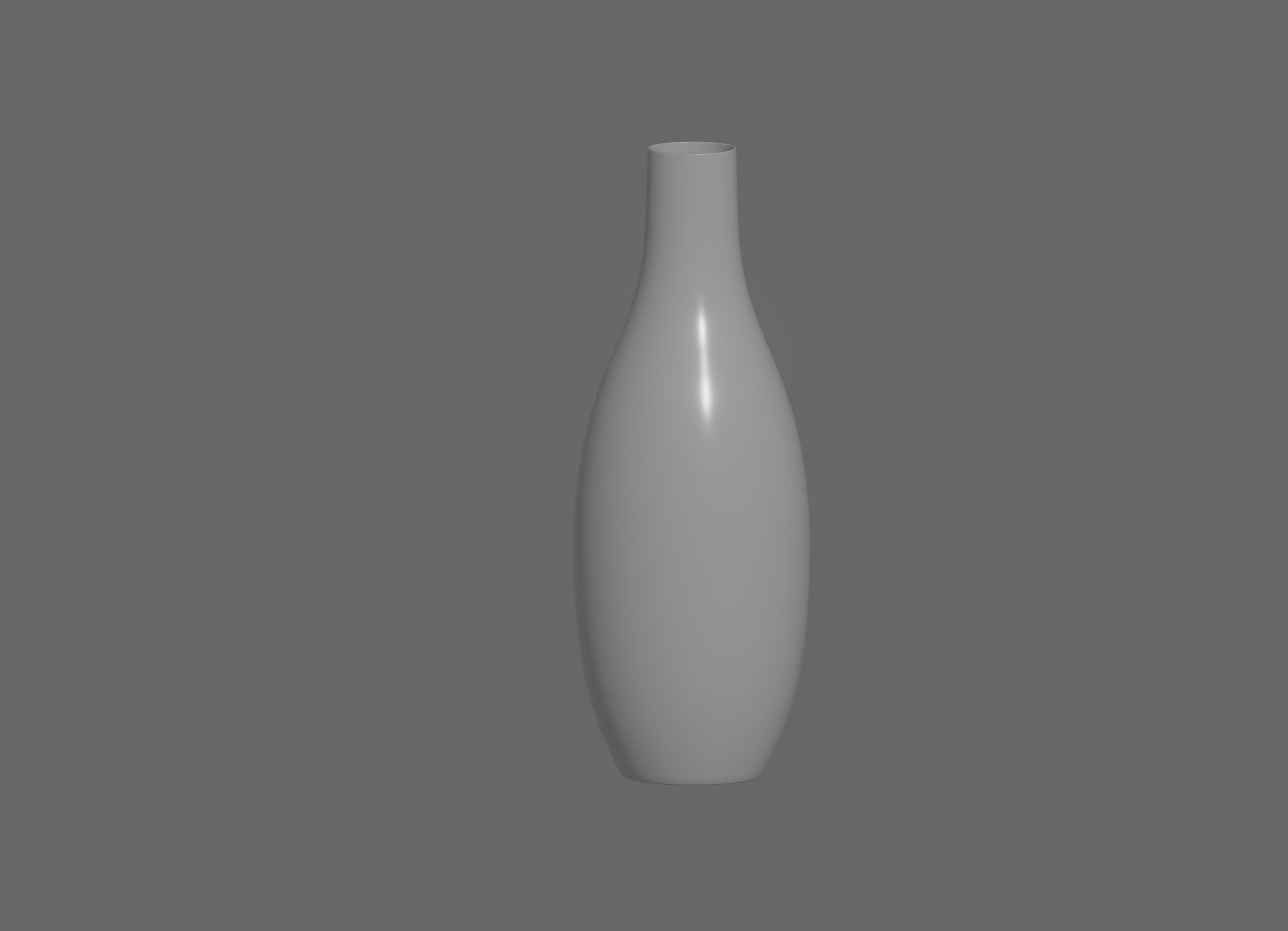 Flower Vase 3D model_3