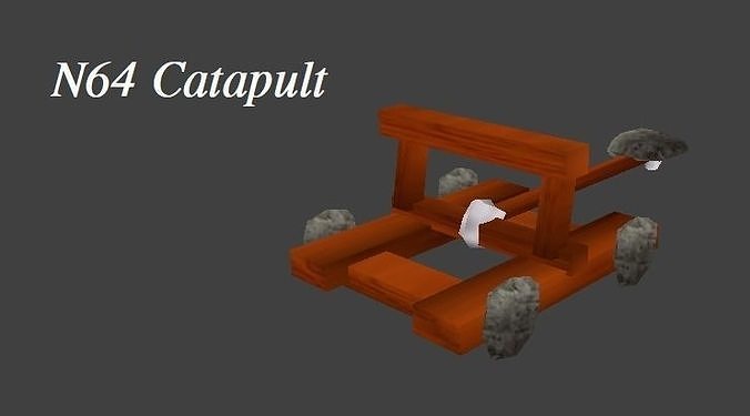 N64 catapult base 3D model