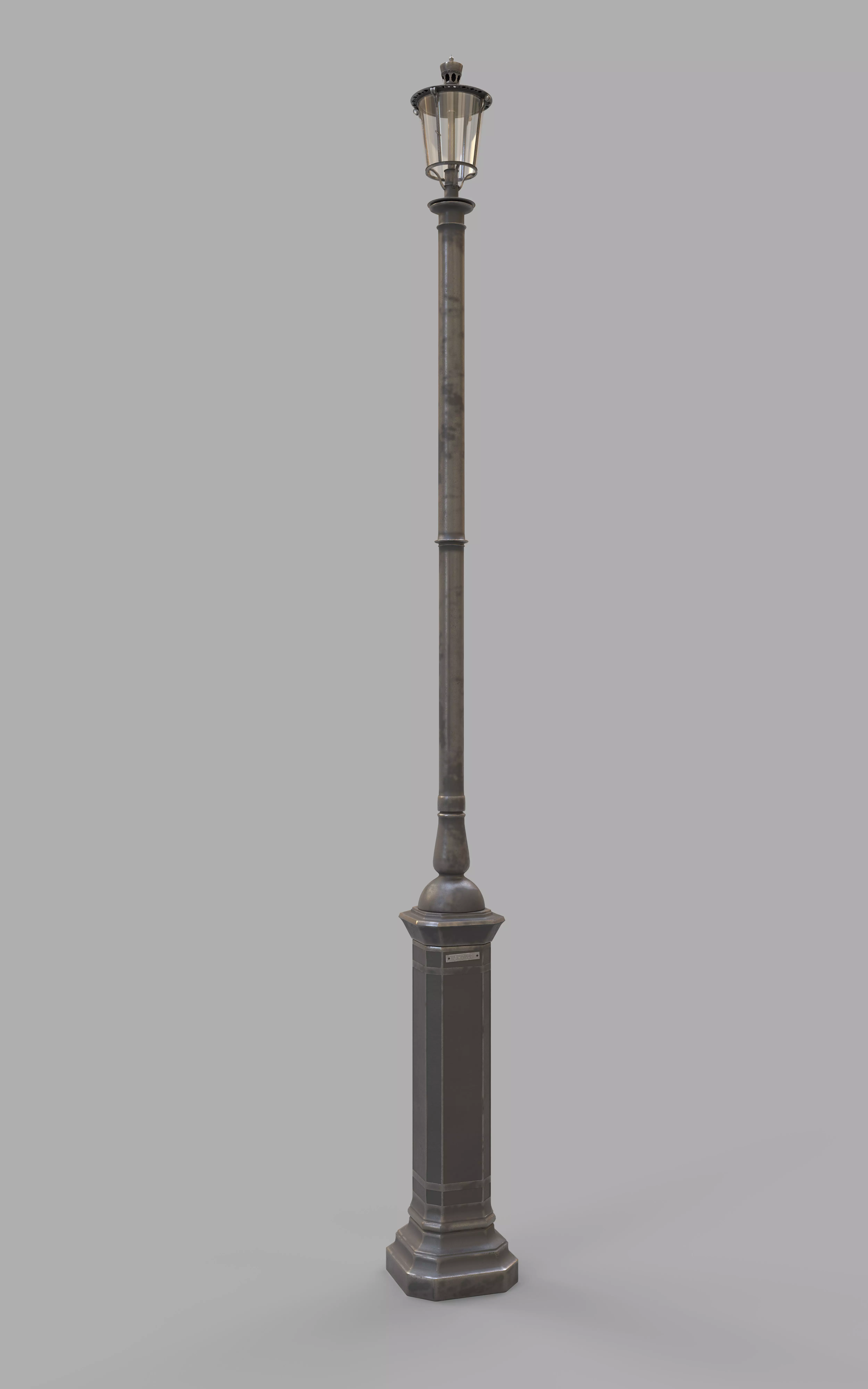 Parisian Street Lamp 3D model