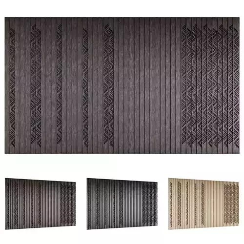 Ethno Rivne Wall Panels 3D model