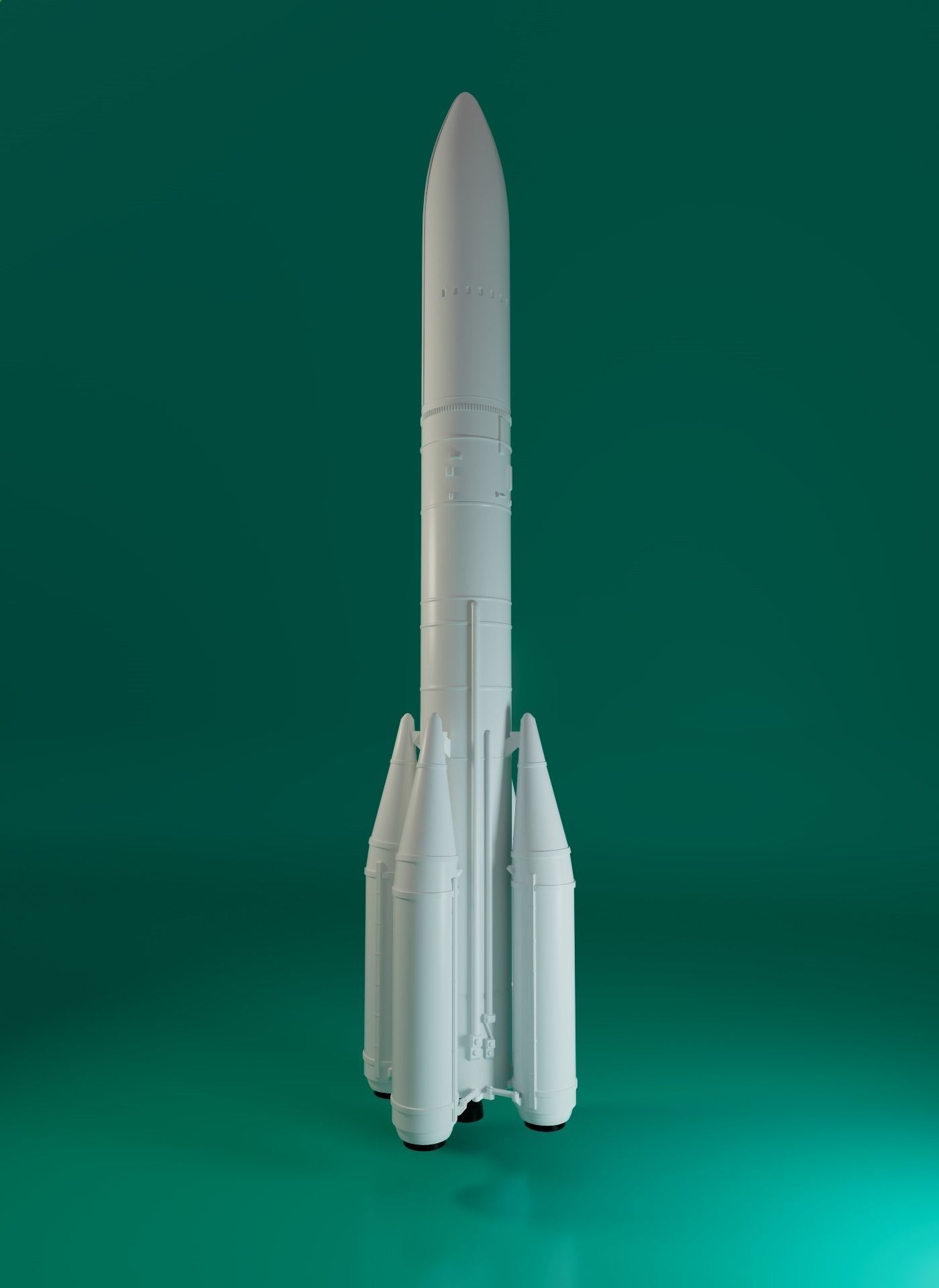ARIANE 6 - ROCKET 3D model_1