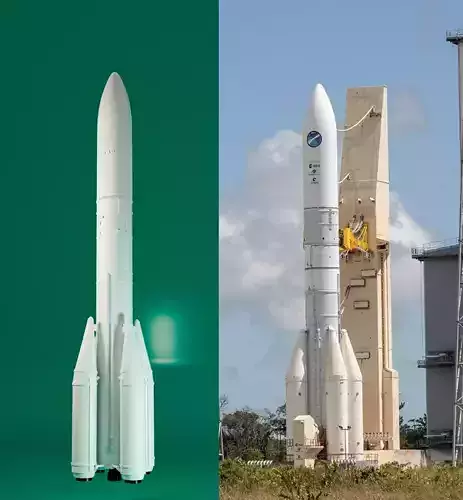 ARIANE 6 - ROCKET 3D model