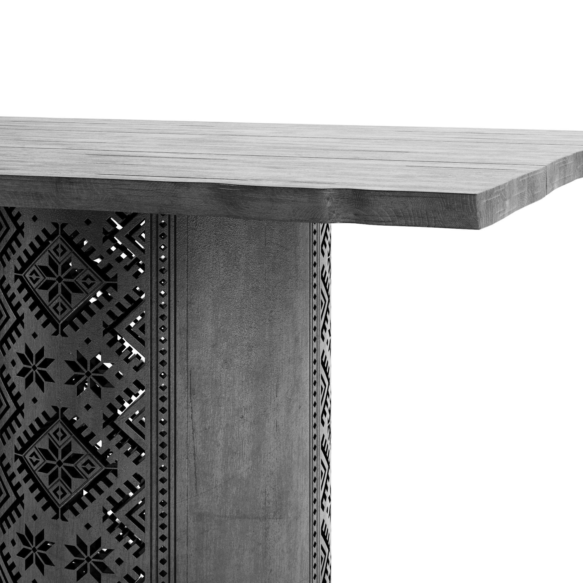 Ethno Rivne Dining Table And Chairs 3D model_18