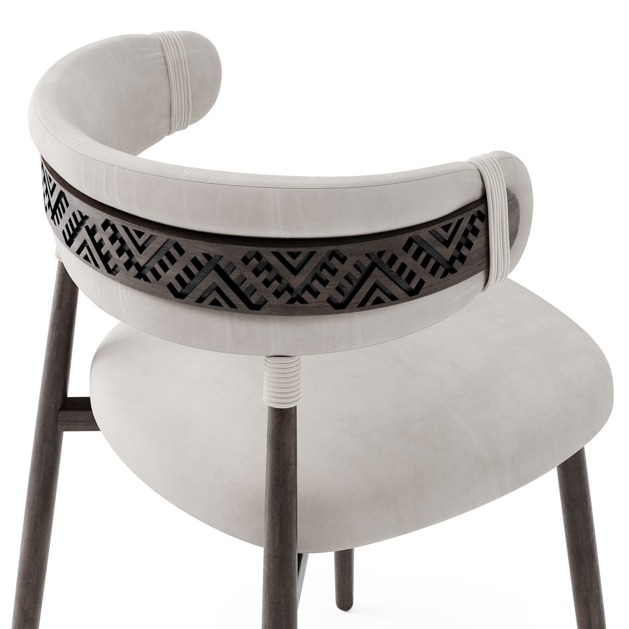 Ethno Rivne Dining Table And Chairs 3D model_25