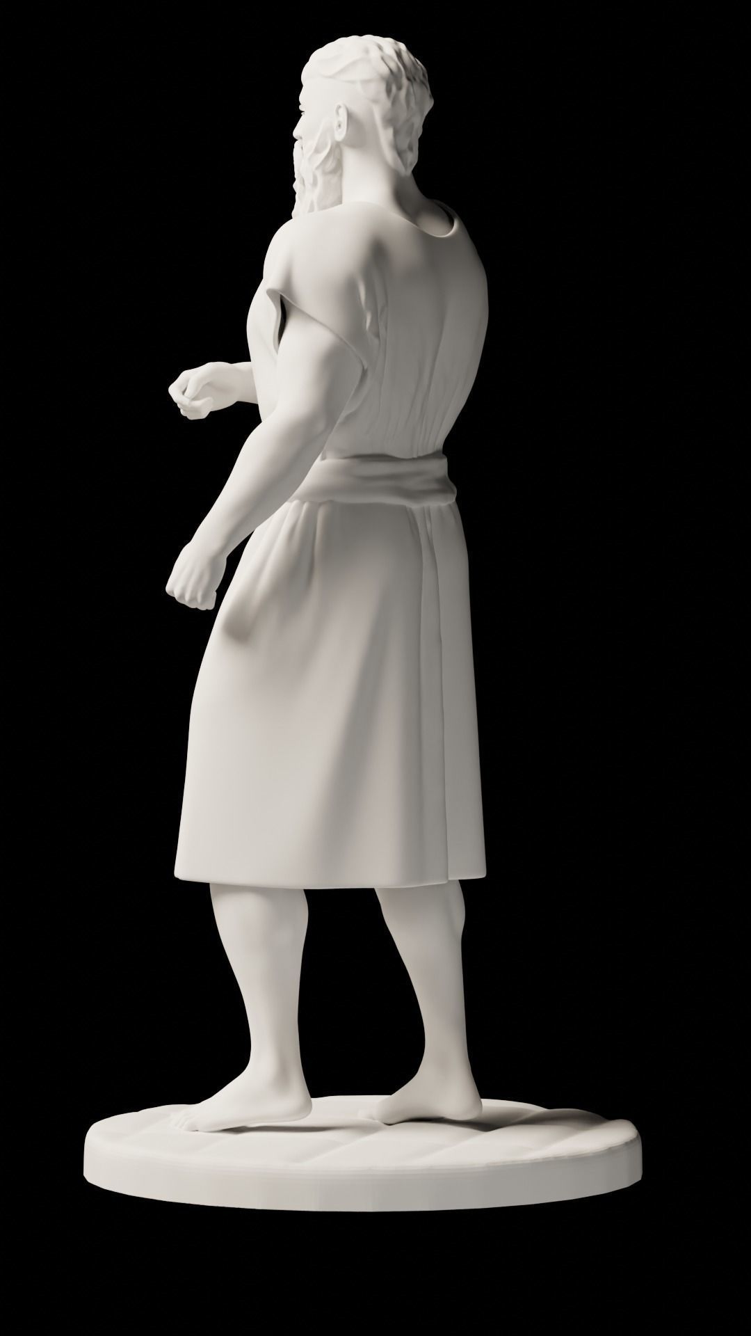 Roman Philosopher 3D print model_9