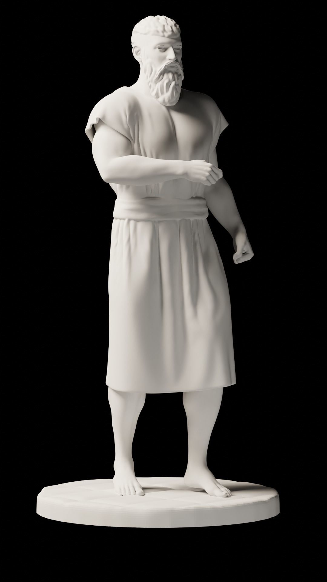 Roman Philosopher 3D print model_2