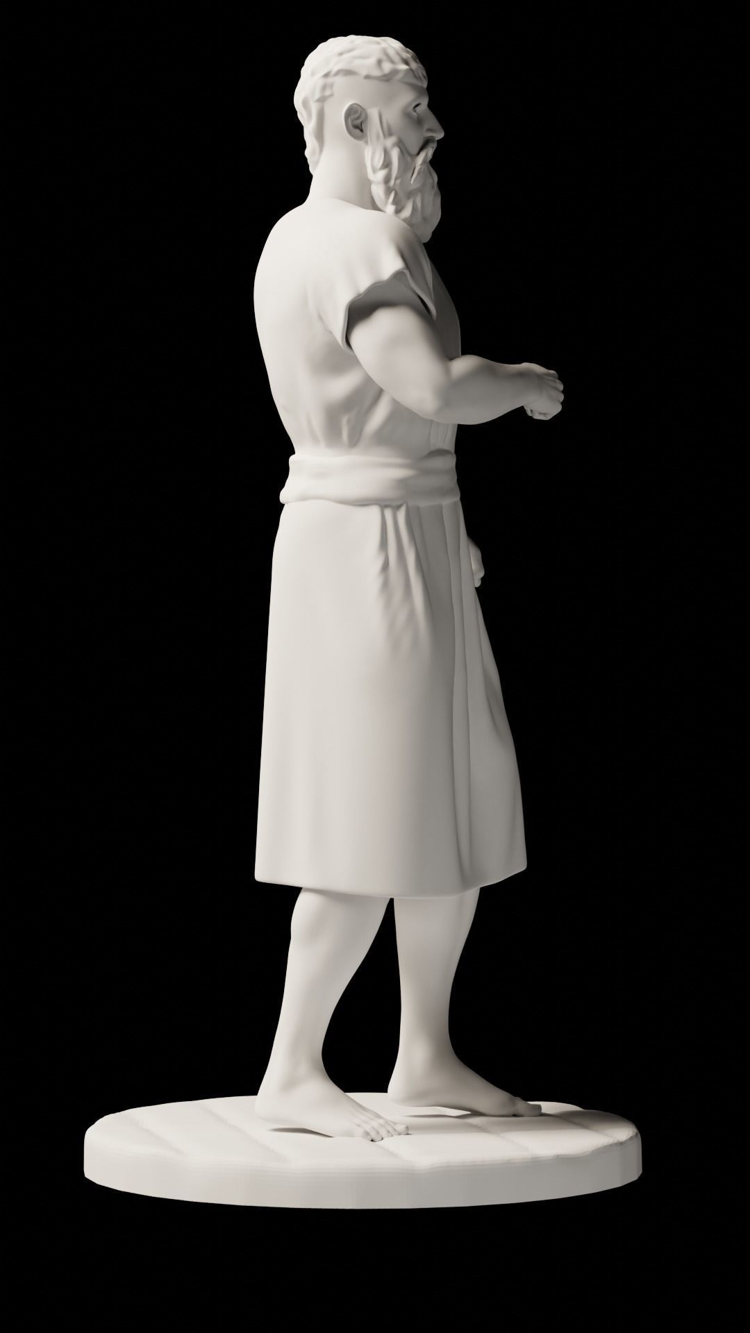 Roman Philosopher 3D print model_4