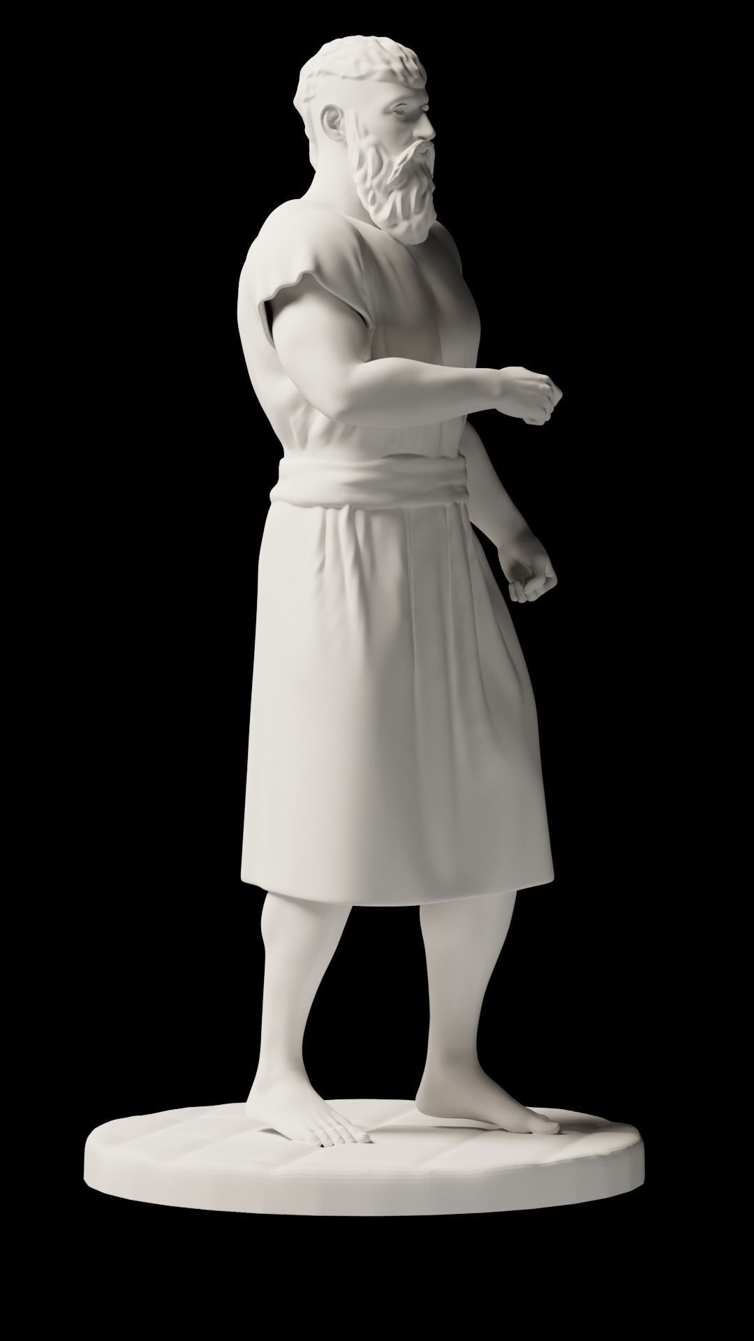 Roman Philosopher 3D print model_3