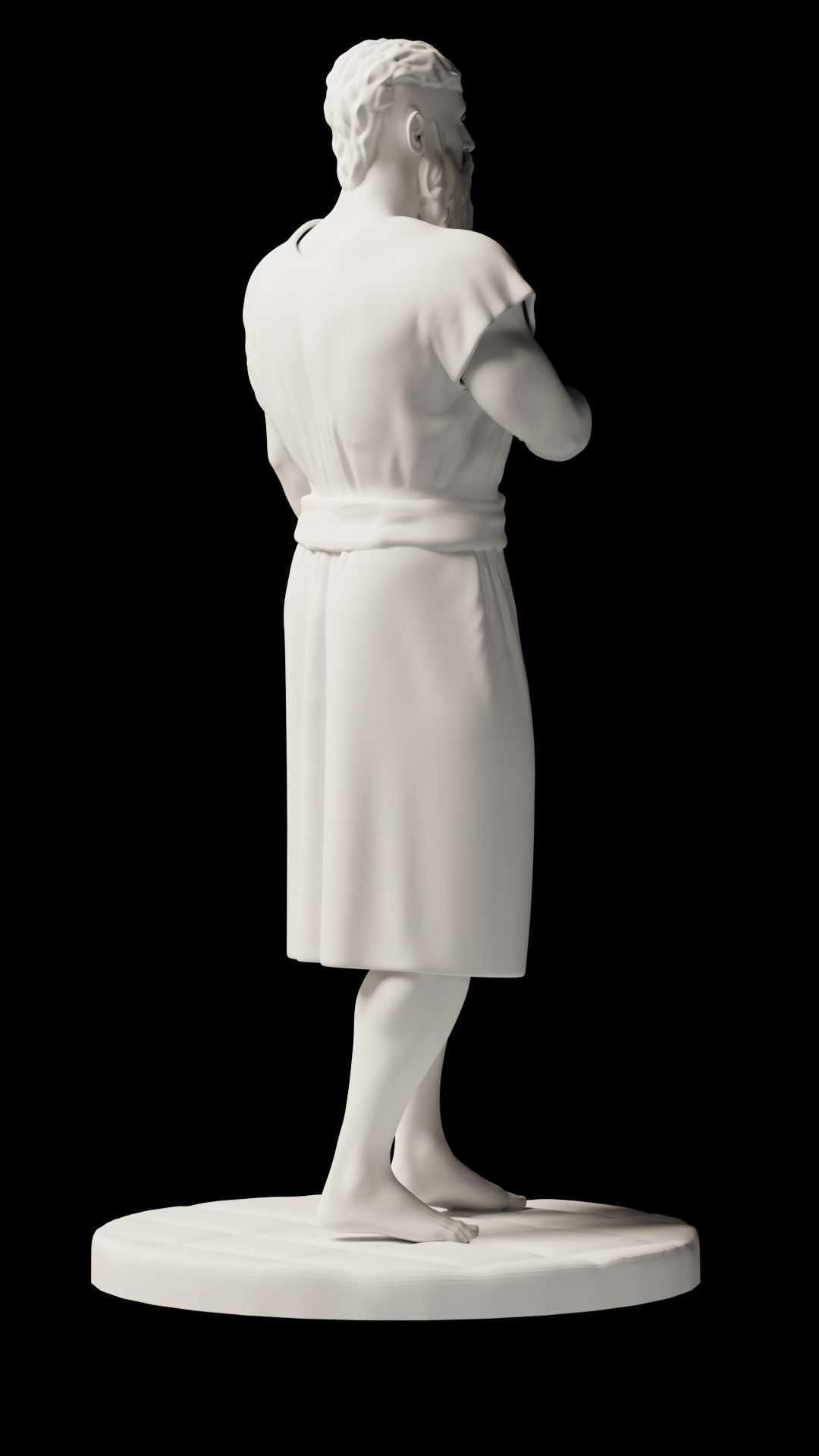 Roman Philosopher 3D print model_5
