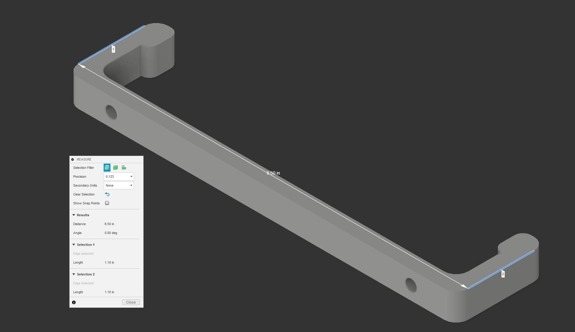 Desk Mounted Trash Filament Bin 3D print model_4