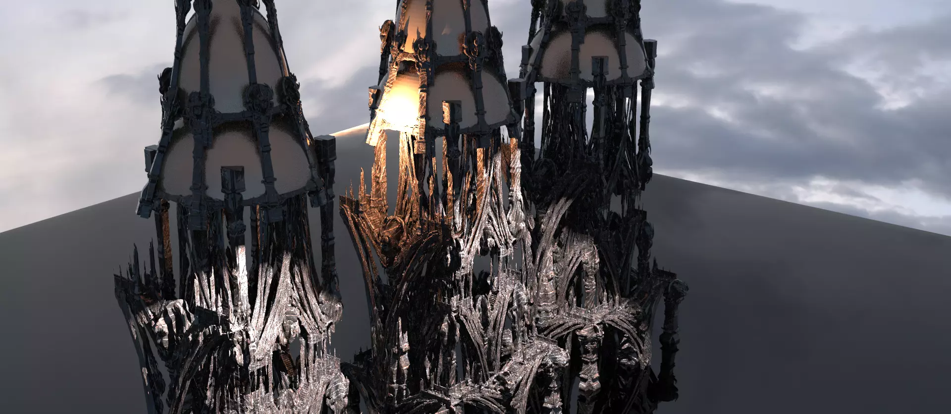 Ancient Victorian Domes  3D model_0