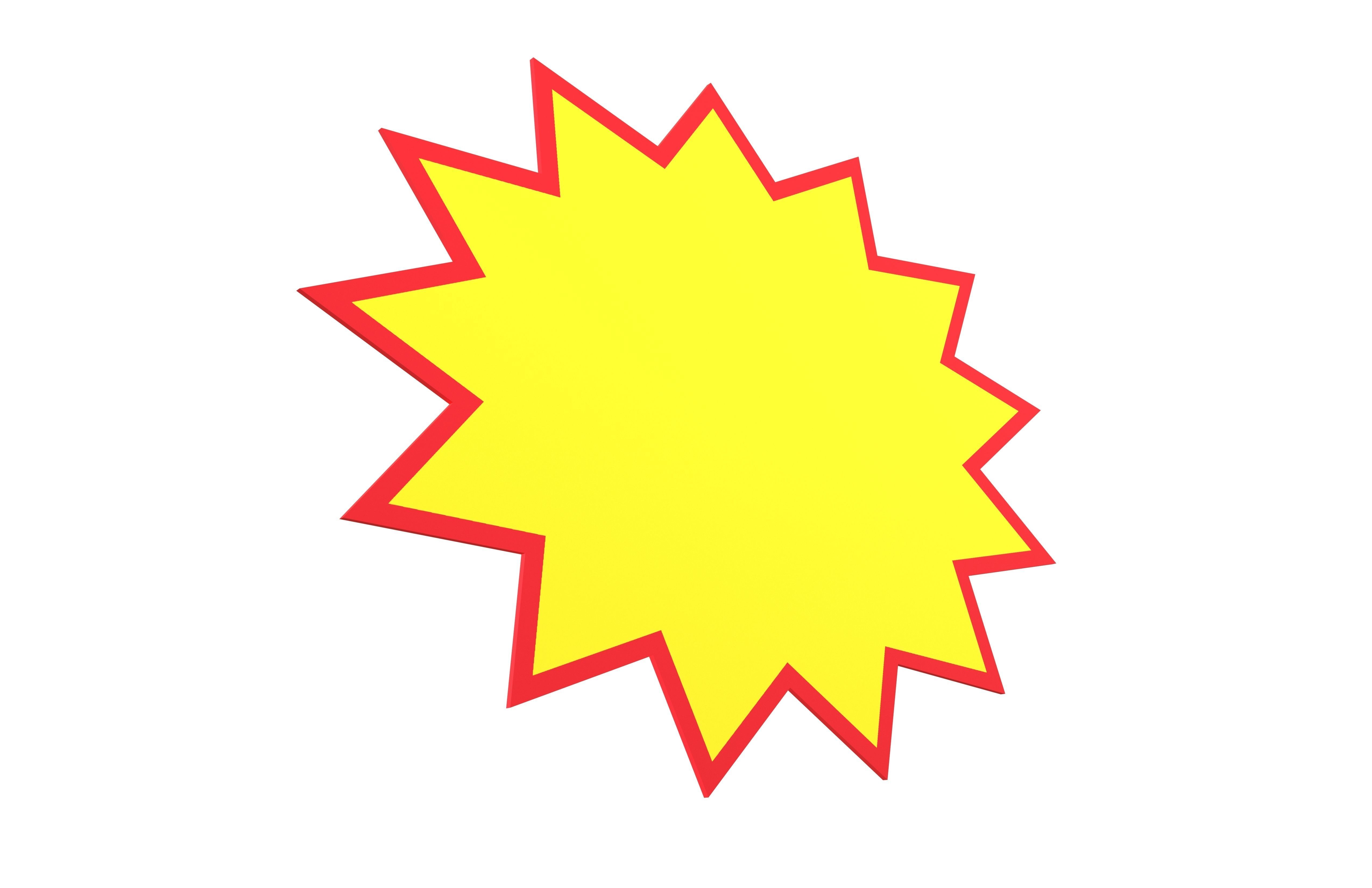 Promotions Sale Paper Card v1 001 Low-poly 3D model_3