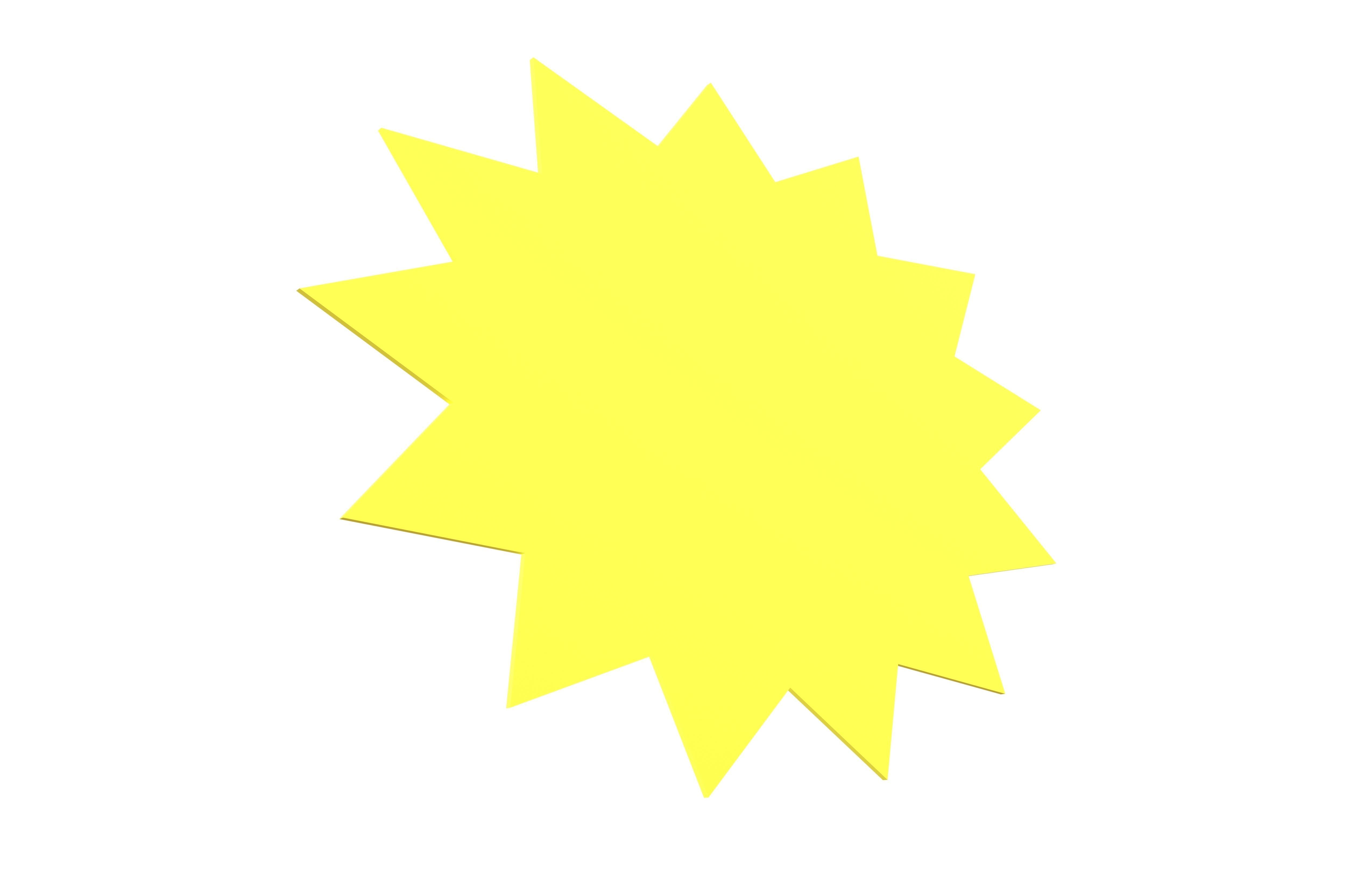 Promotions Sale Paper Card v1 005 Low-poly 3D model_3