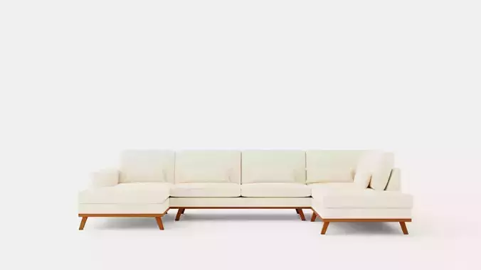 Copenhagen U Sofa Right Velvet