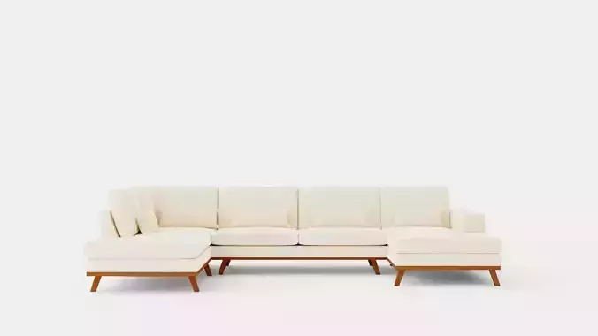 Copenhagen U Sofa Left Velvet