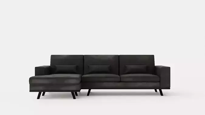 Copenhagen Divan Sofa Left Handed Gray