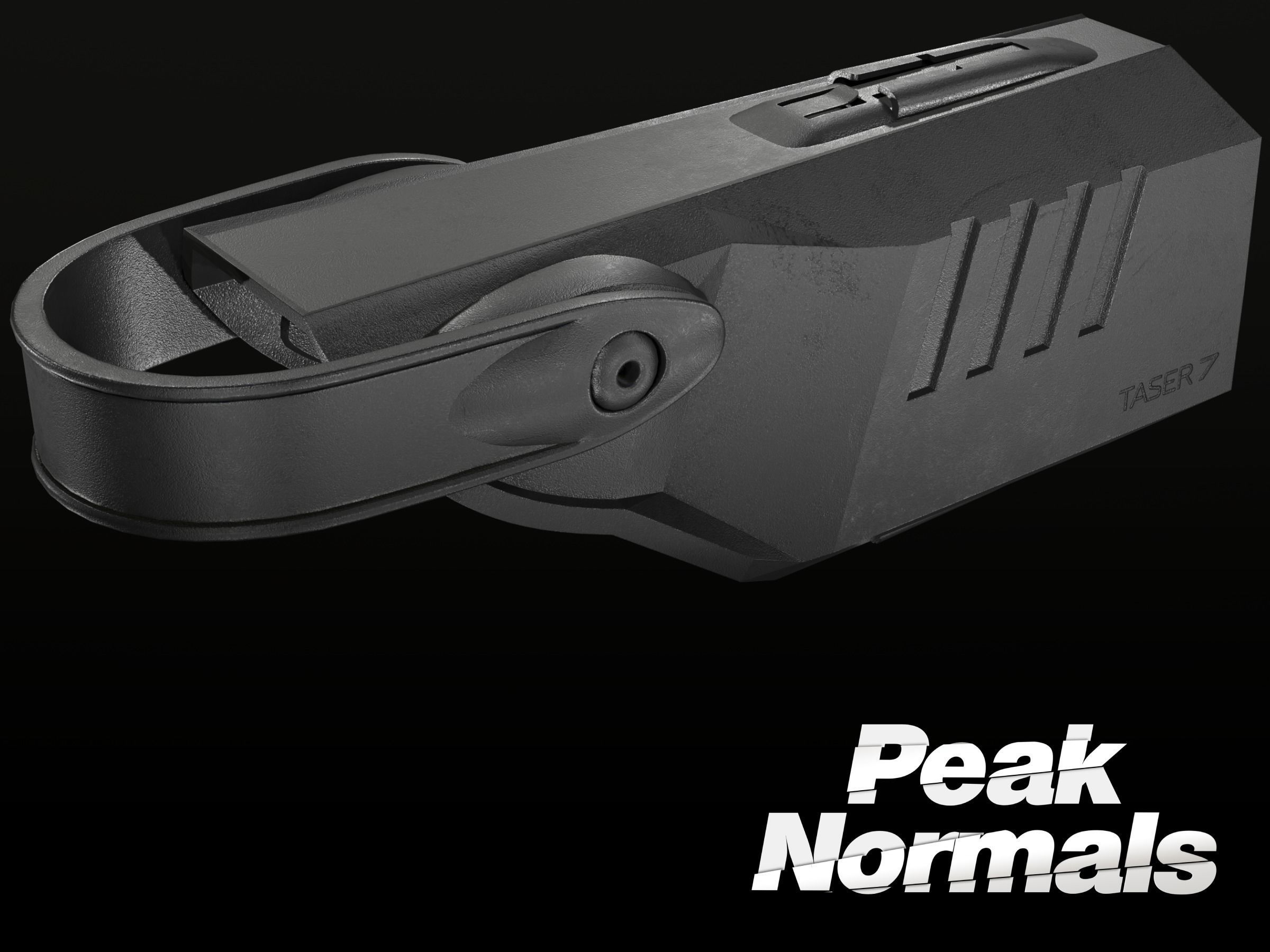 Taser 7 Holster Low-poly 3D model_2