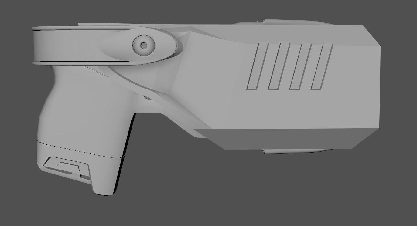 Taser 7 Holster Low-poly 3D model_6