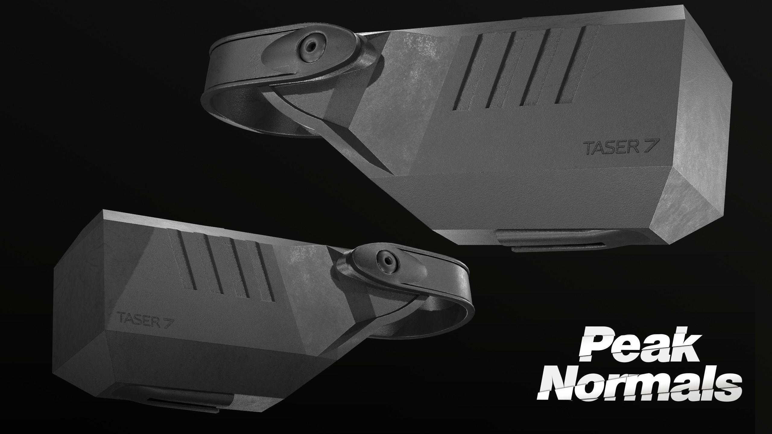 Taser 7 Holster Low-poly 3D model_5