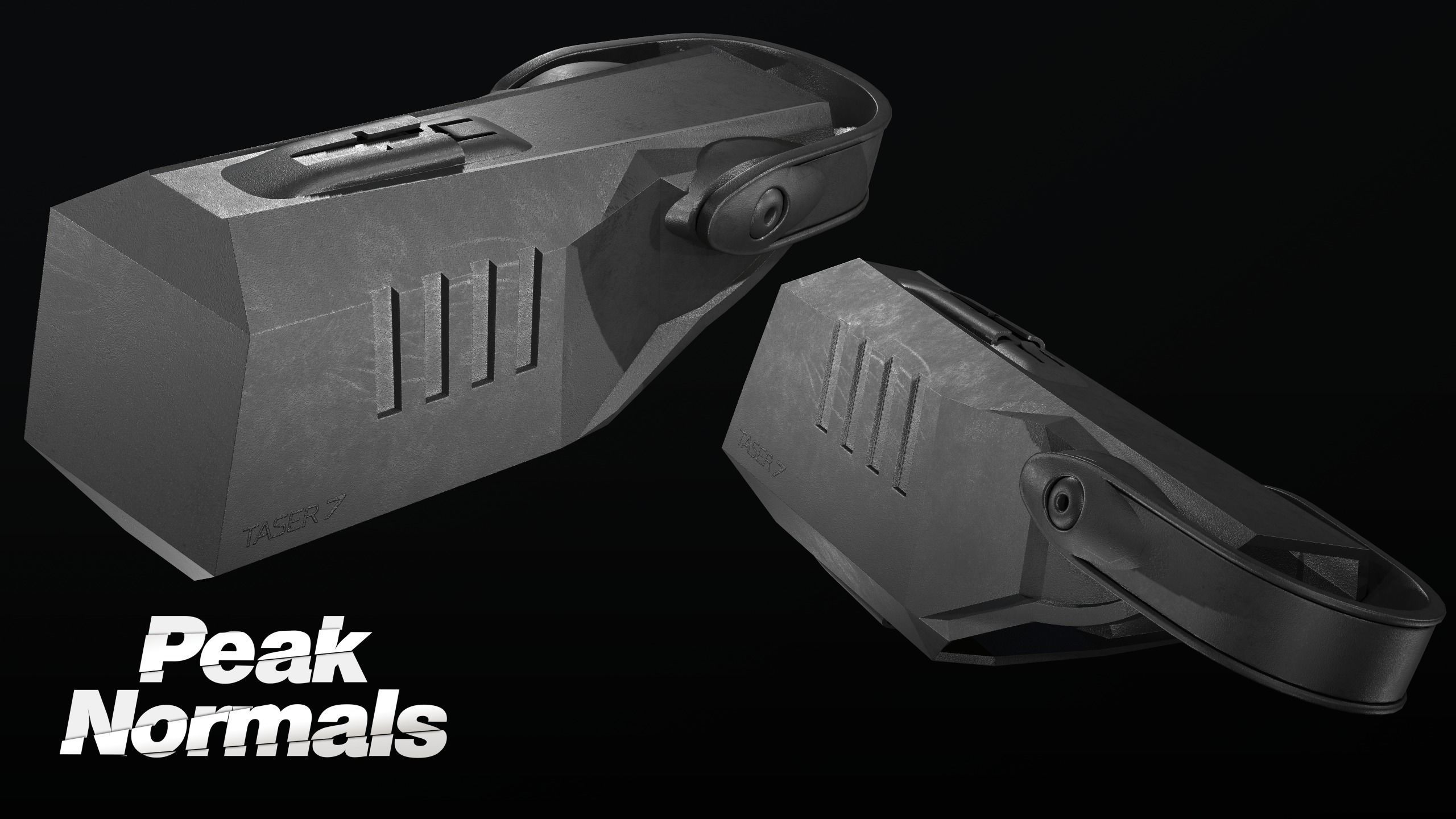 Taser 7 Holster Low-poly 3D model_4