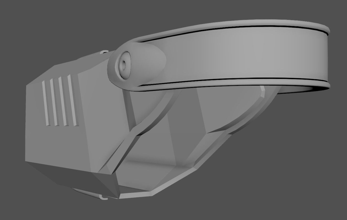 Taser 7 Holster Low-poly 3D model_8