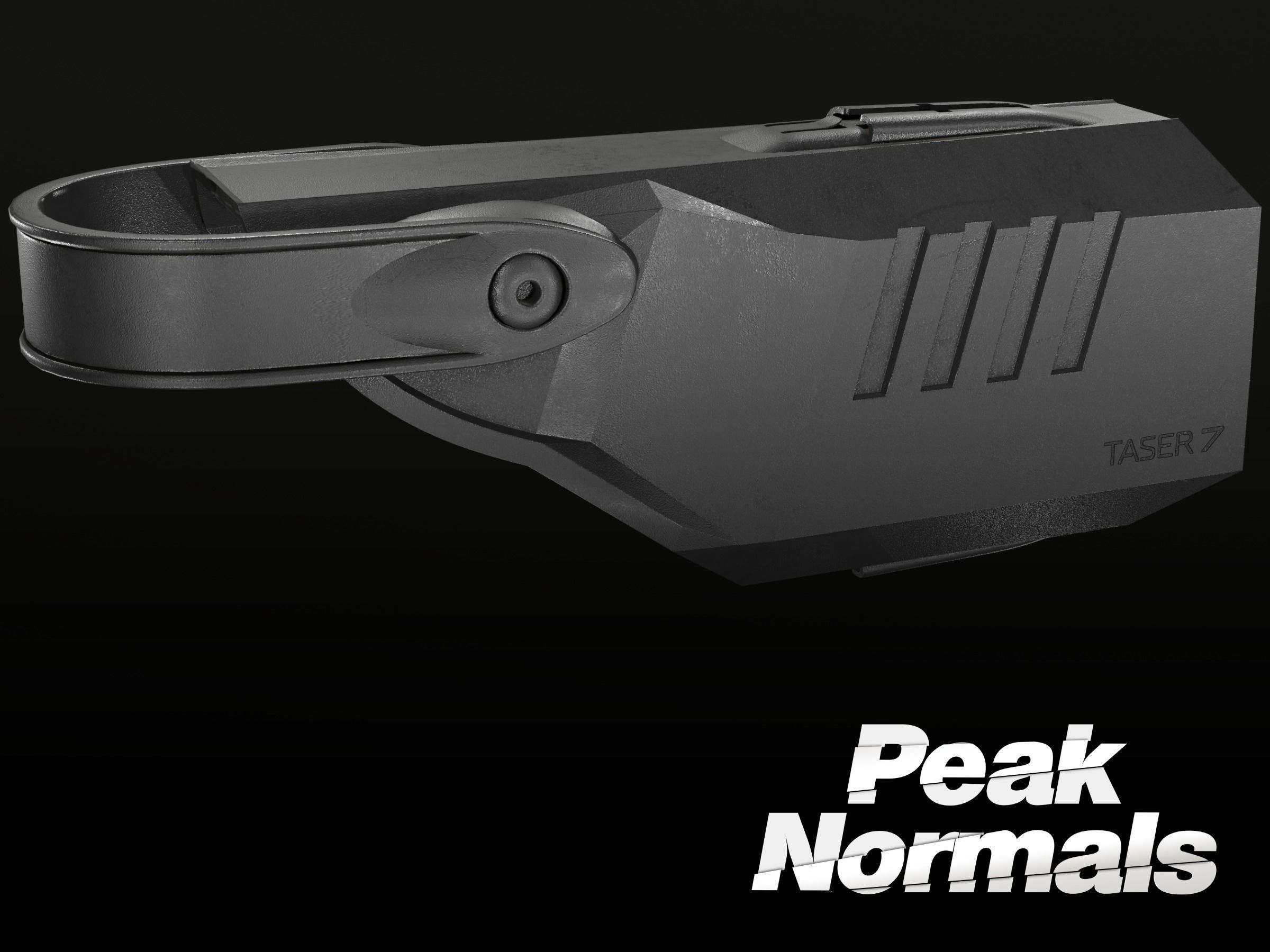 Taser 7 Holster Low-poly 3D model_1