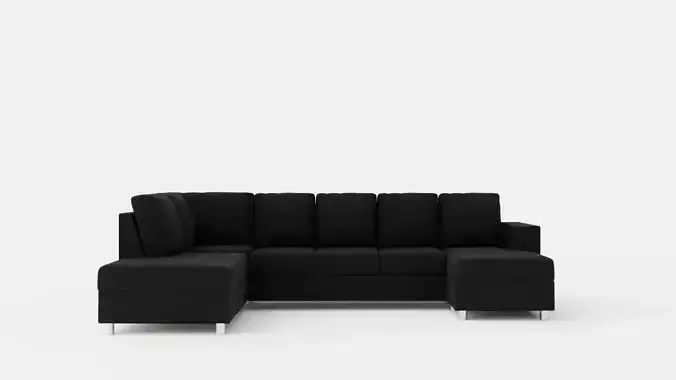 Crazy U Sofa Xxl Divan Right Anthracite
