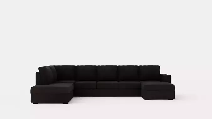 Crazy U Sofa Xl Divan Right Anthracite
