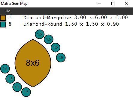 Marquise ring 3D print model_9