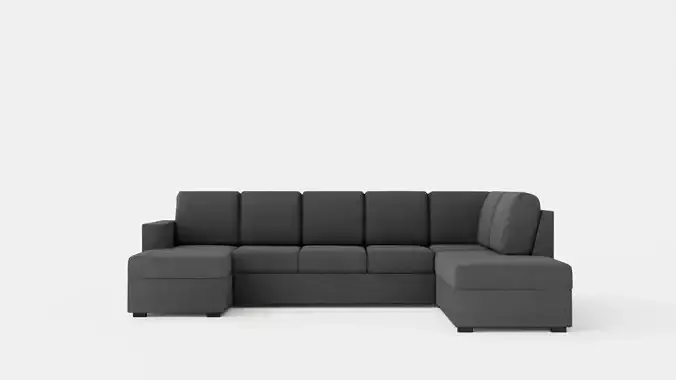 Crazy U Sofa Xl Divan Left