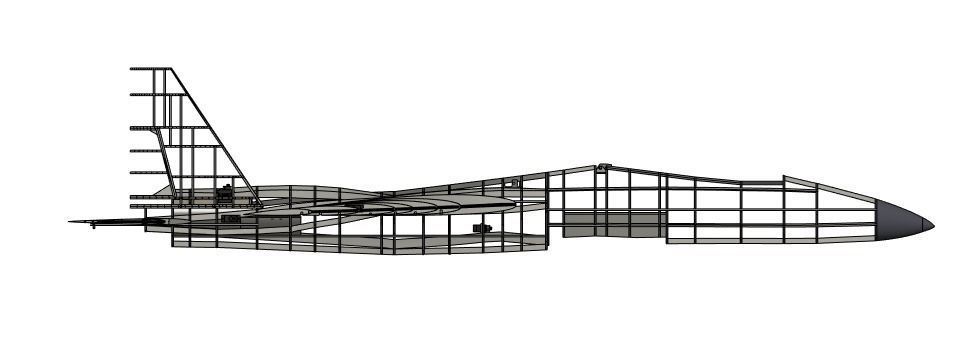 F15C Twin 70mm EDF RC model V1 3D print model_4