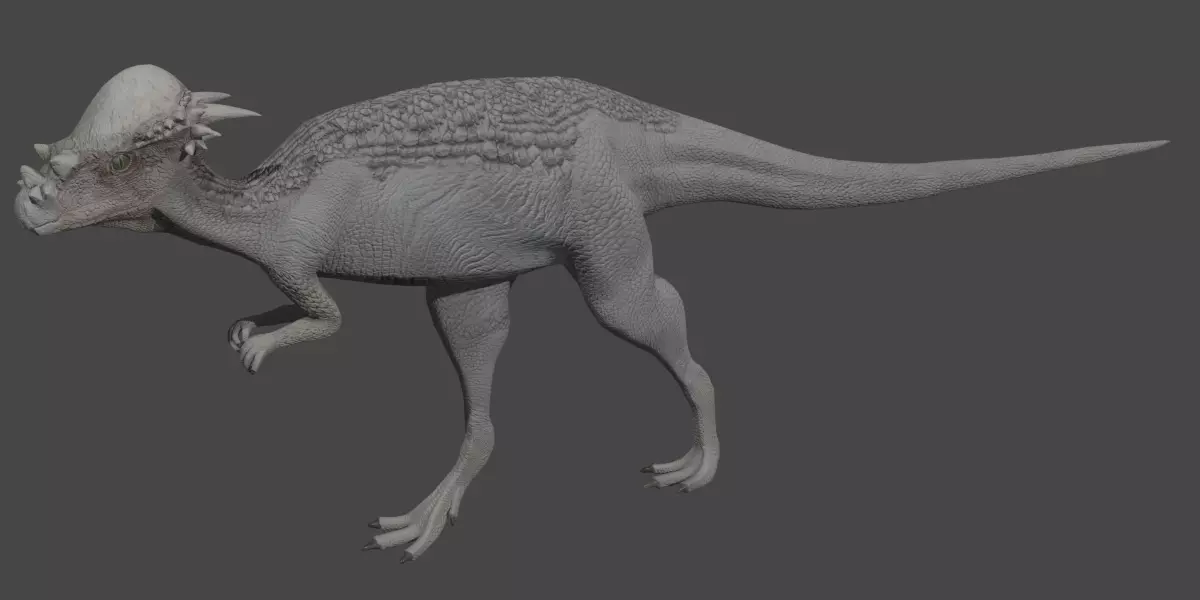 Pachycephalosaurus 3D model_0