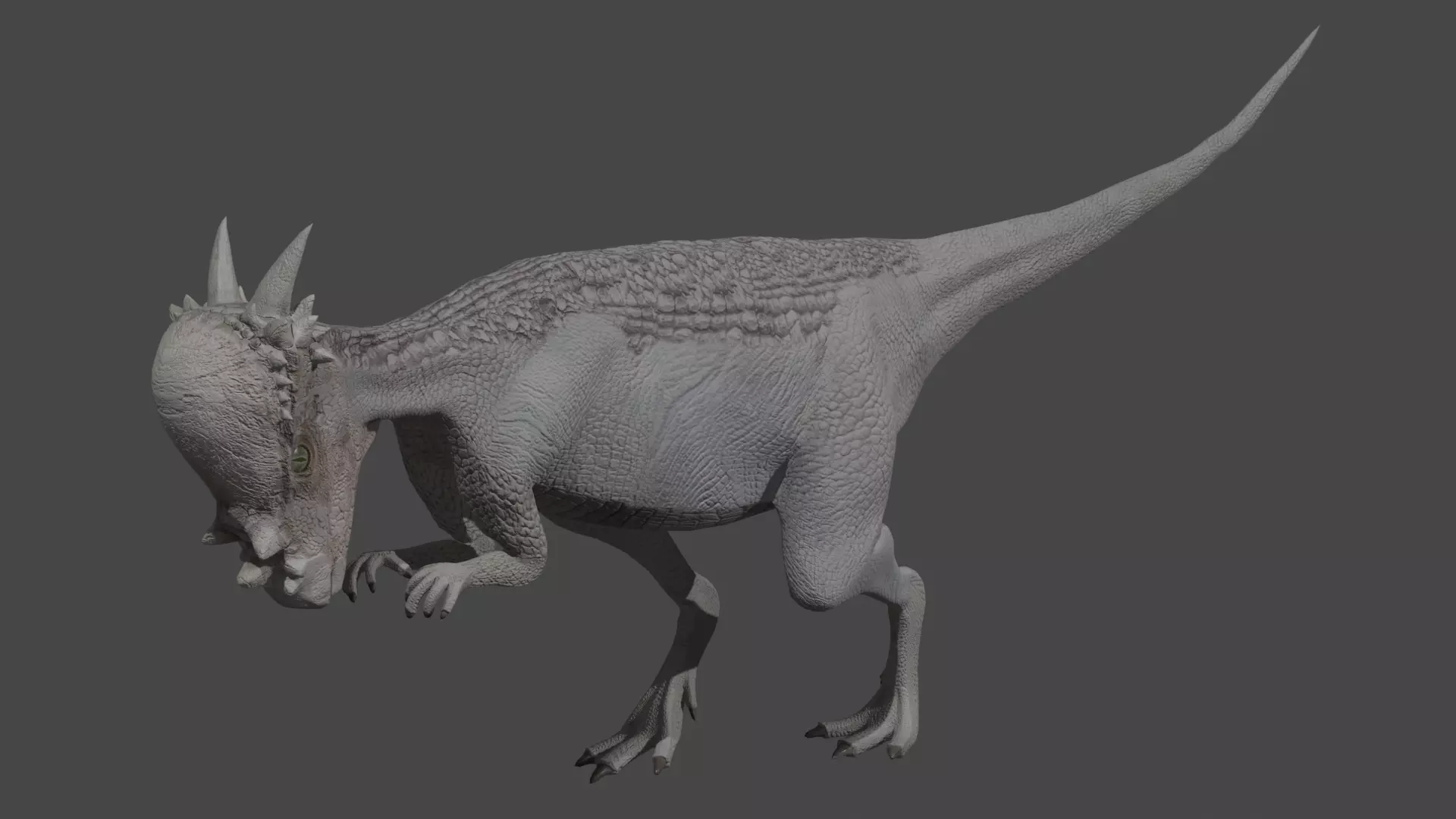 Pachycephalosaurus 3D model_1