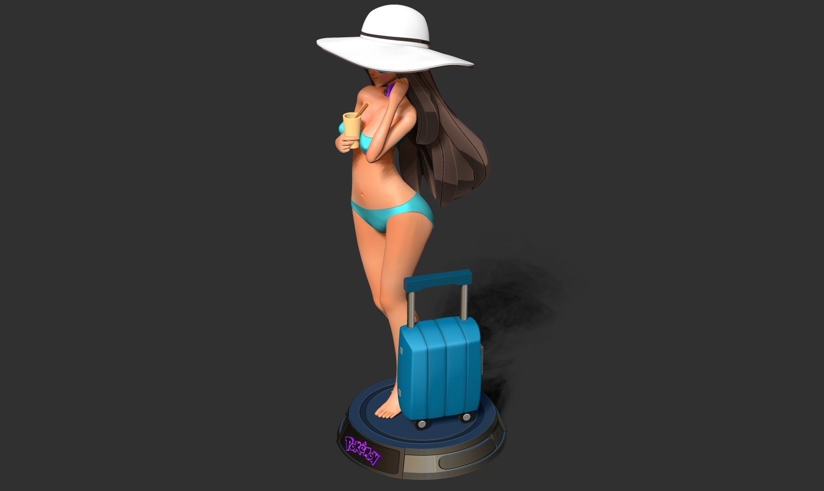 Beauty bikini 3D print model_17