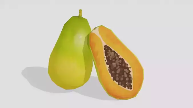 Papaya - Hand Painted