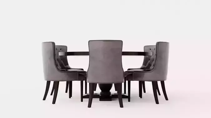 Dijon Food Group 150 Cm Round With 6 Victoria Armchair