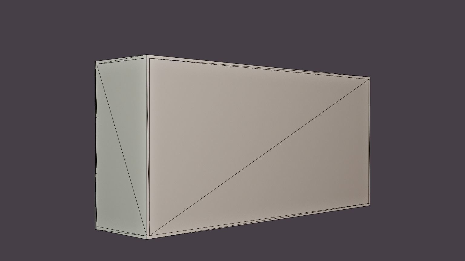 Dama Sideboard 181 Cm With Boxes Low-poly 3D model_6