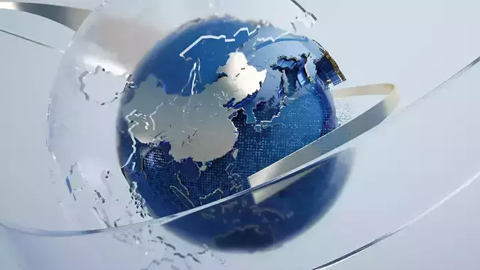 Broadcast Design - C4D Octane Scene File 3D model