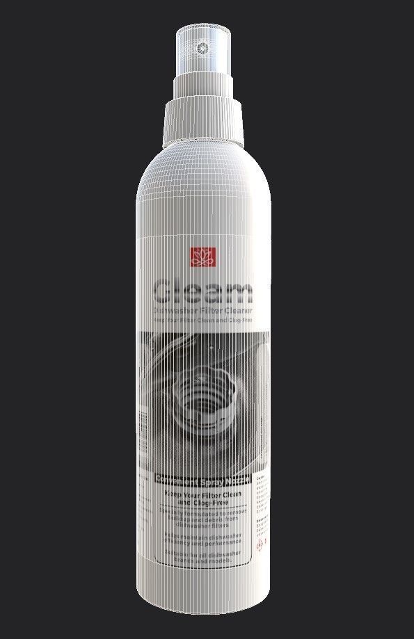 Dishwasher Filter Cleaner 3D Model 3D model_5