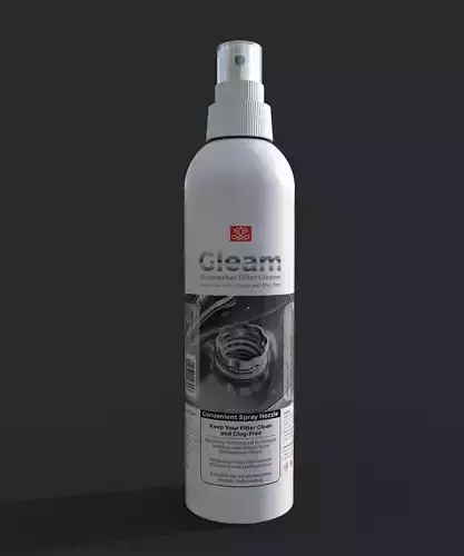 Dishwasher Filter Cleaner 3D Model
