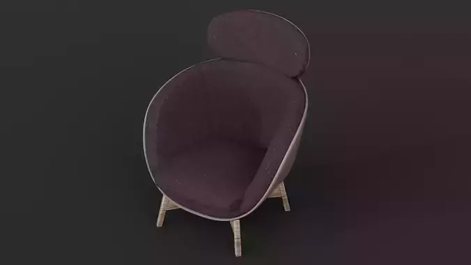 Old Chair High-Poly
