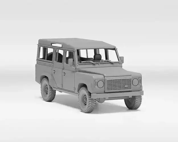 Land Rover Defender 110 - H0 scale car model kit