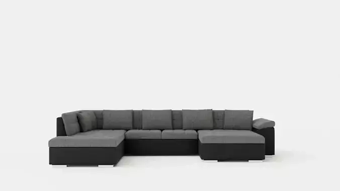 Dynir Corner Bed Sofa Divan Co Storage Right Black Gray