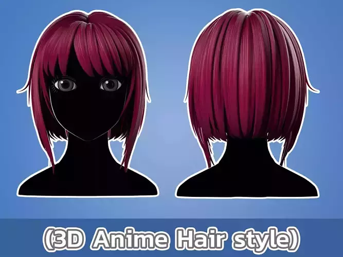 Anime hair style 21