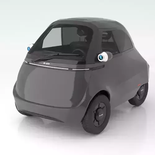 Microlino electric scooter car Gray
