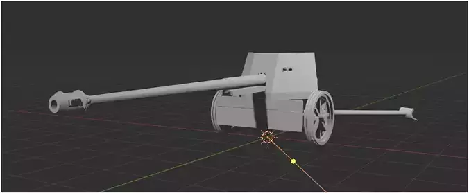 75 mm Pak 40 anti tank gun