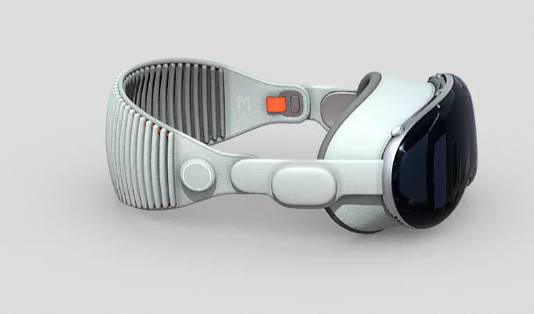 free apple vision pro ultra high quality Low-poly 3D model_0