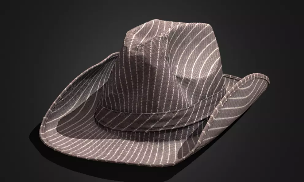 Hat rawscan new 3D Model Low-poly 3D model_0